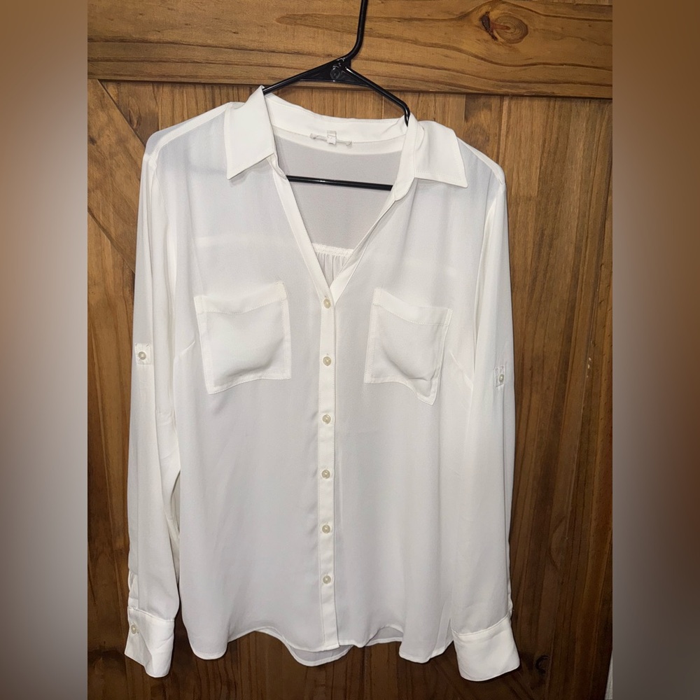 Maurices Elegant White Top